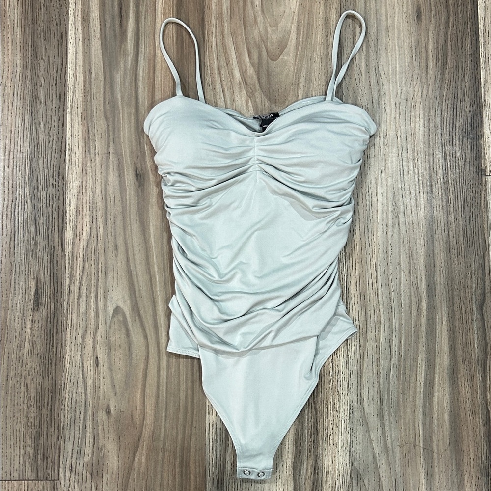 Express Light Gray Bodysuit
